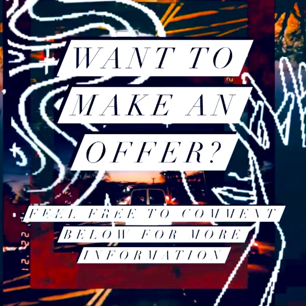 Want to make an offer? Want to know more about an item?